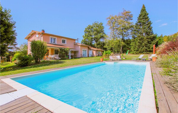 Maison de campagne romantique, 3 chambres, avec piscine