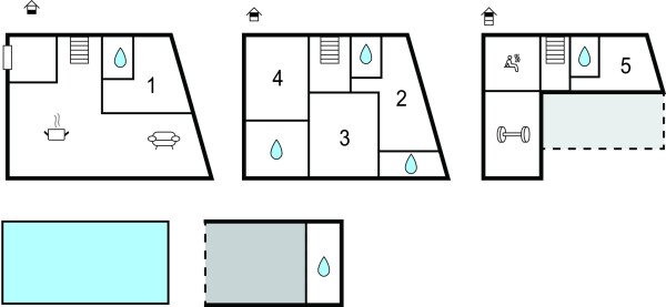 Ferienhaus 5 Schlafzimmer, mit Meerblick