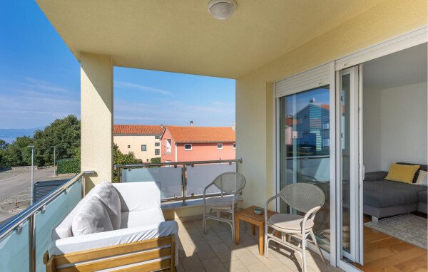 Appartamento 1 camera, con vista mare