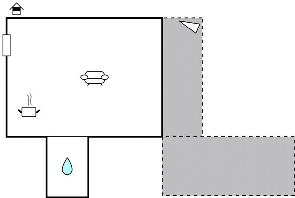 Wohnung 2 Gäste, mit Meerblick