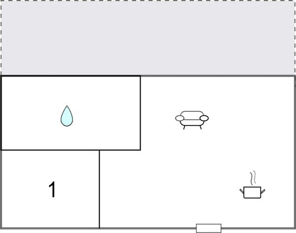 Appartement 1 slaapkamer, met sea view