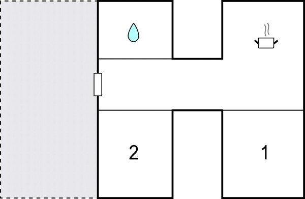 Appartamento 2 camere, con aria condizionata