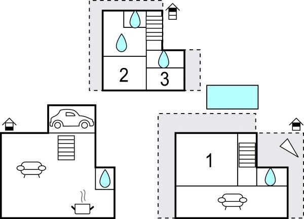 Casa 3 camere, con piscina