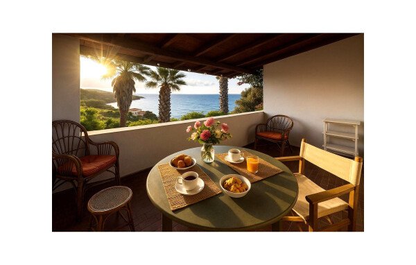 Appartamento 2 camere, con vista mare