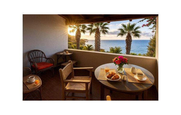 Appartamento 2 camere, con vista mare