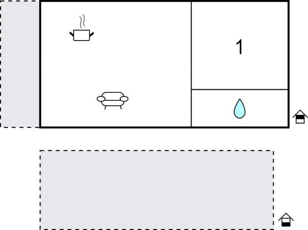 Appartamento 1 camera, con piscina
