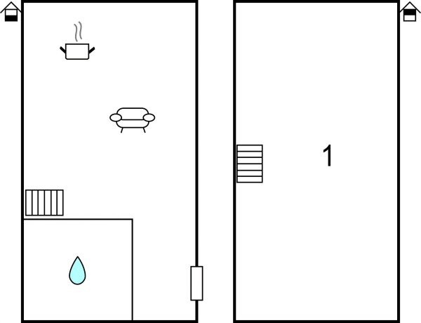 Appartamento 1 camera, con wifi