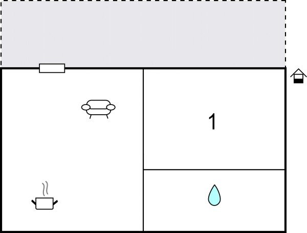 Loft chic, 1 chambre, avec piscine