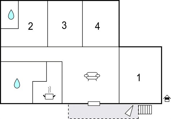 Appartamento 4 camere, con piscina