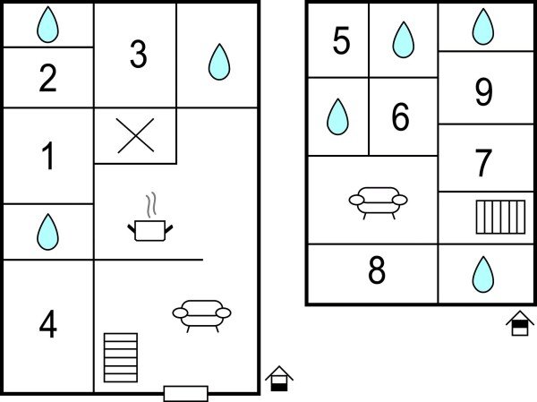 Ferienhaus 9 Schlafzimmer, mit Pool