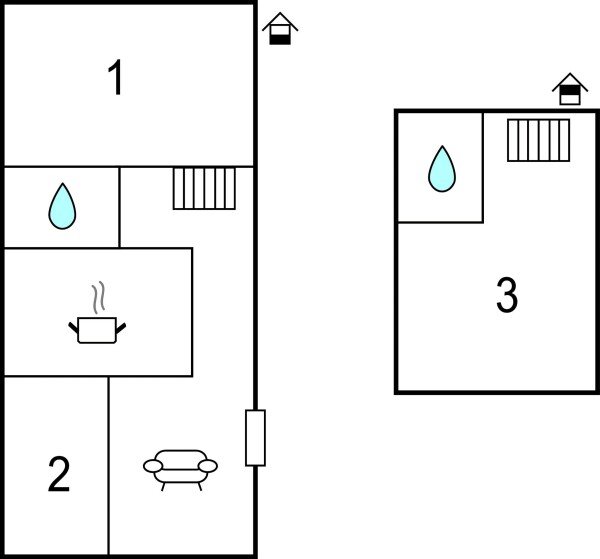 Casa 3 camere, con piscina