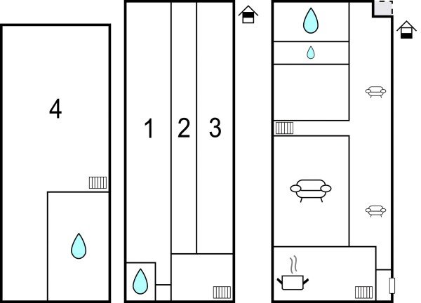 Casa 4 camere, con giardino