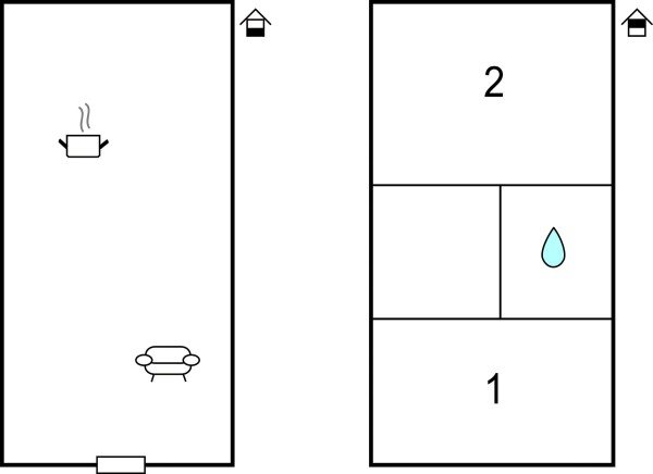 Casa 2 camere, con piscina