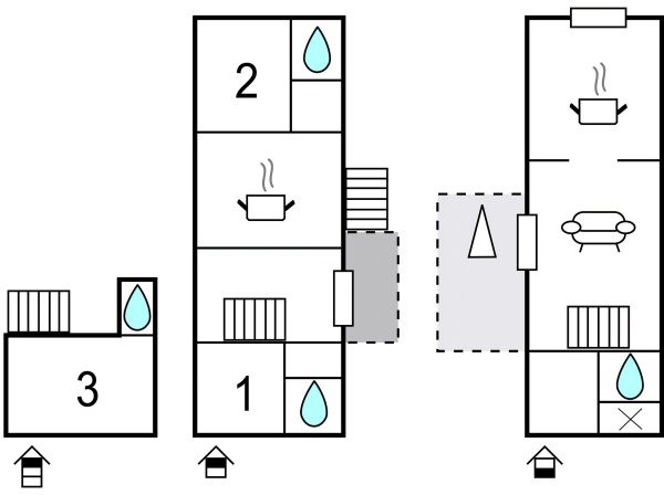 Casa 3 camere, con parcheggio
