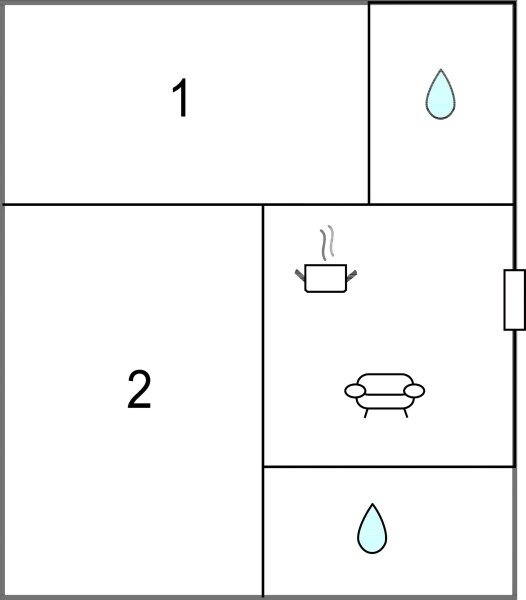 Casa 2 camere, con piscina