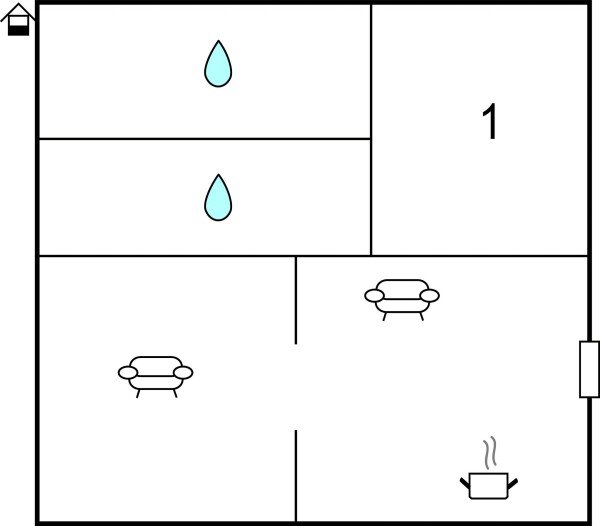 Appartamento 1 camera, con piscina