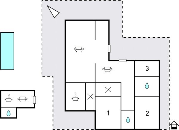 Casa 3 camere, con piscina