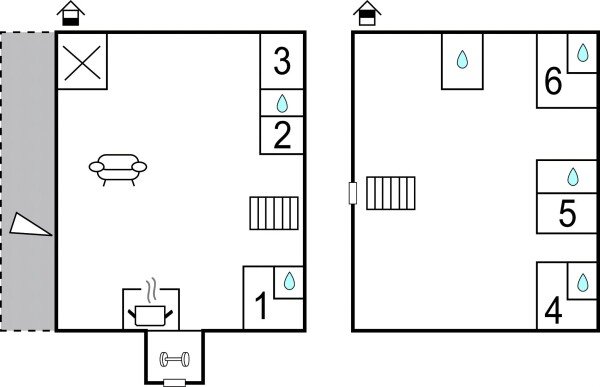 Ferienhaus 5 Schlafzimmer, mit Meerblick