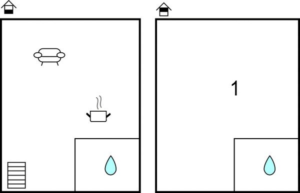 Appartamento 1 camera, con vista mare