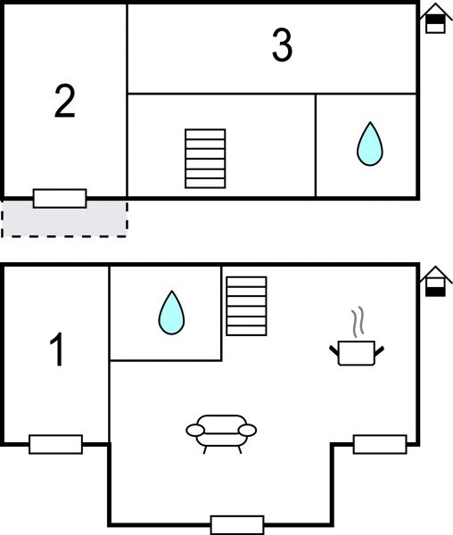 Casa 3 camere, con wifi