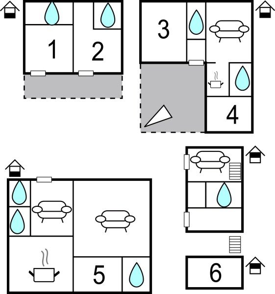 Casa 6 camere, con piscina