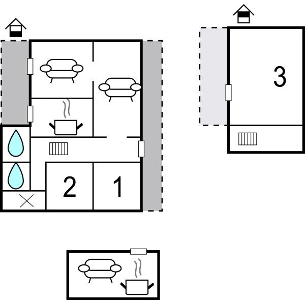 Casa 3 camere, con piscina