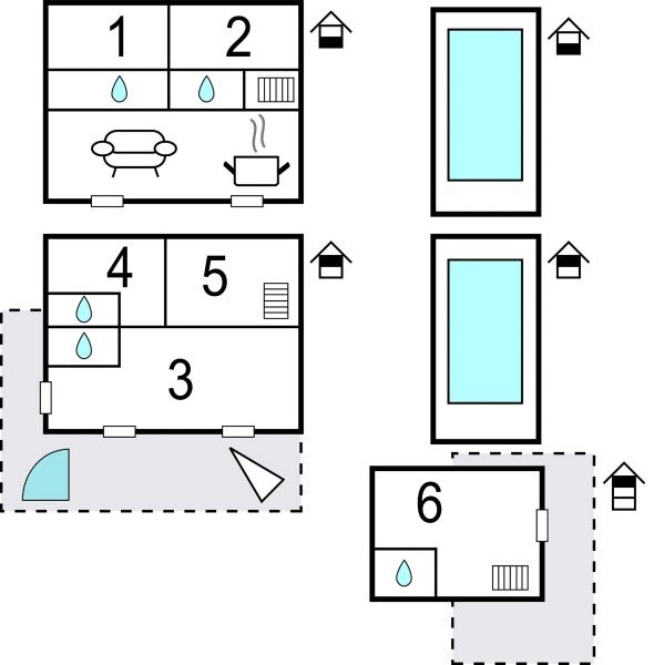 Casa 6 camere, con vista mare