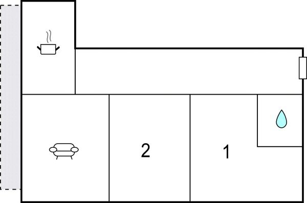 Appartamento 2 camere, con wifi