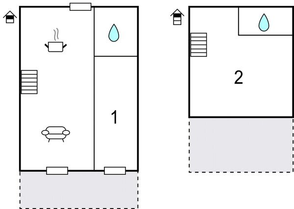 Wohnung 2 Schlafzimmer, mit Meerblick
