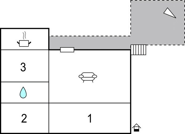 Appartamento 3 camere, con vista mare