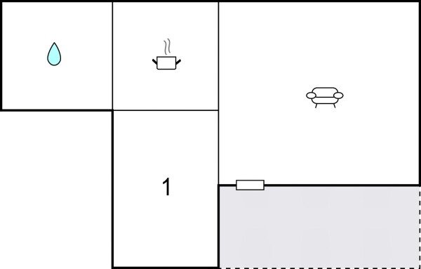Huis 1 slaapkamer, met parking