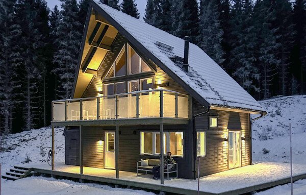 Maison en bois authentique, 3 chambres, avec cheminée