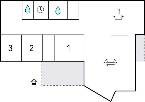 Ferienhaus 3 Schlafzimmer, mit Meerblick