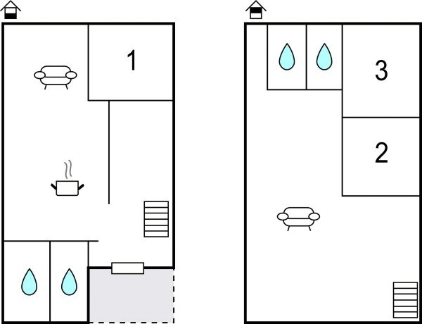 House 3 bedrooms, with wifi