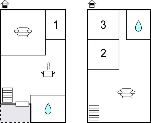 House 3 bedrooms, with wifi