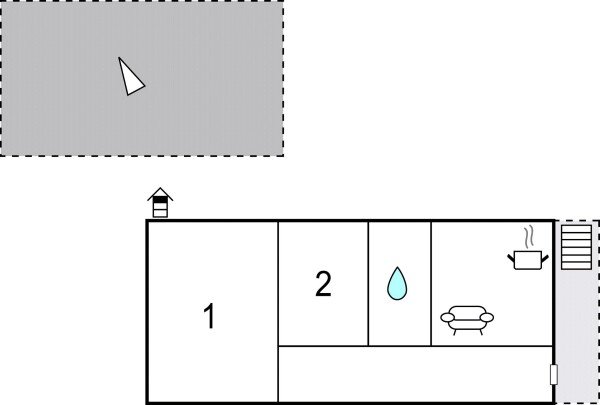 Appartamento 2 camere, con aria condizionata