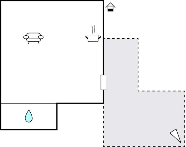 Studio 2 voyageurs, avec vue sur mer