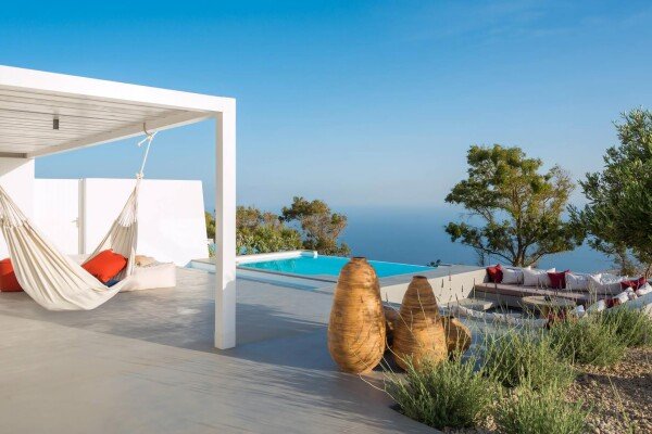 Villa 1 camera, con vista mare