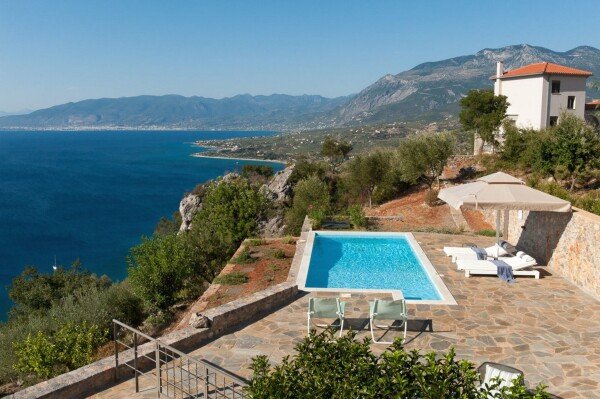 Villa design, 2 chambres, avec vue sur mer