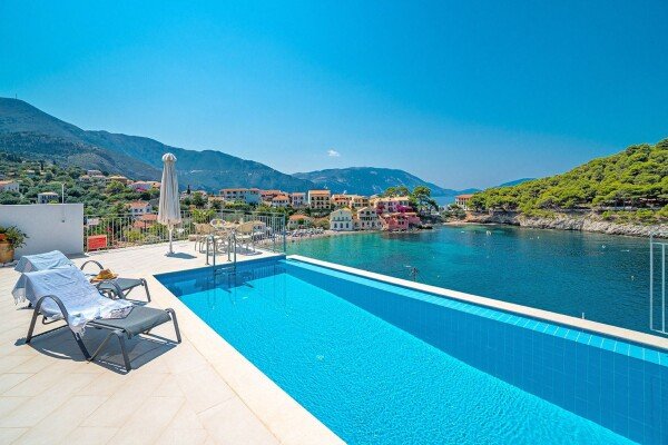 Villa de luxe confortable, 2 chambres, avec vue sur mer