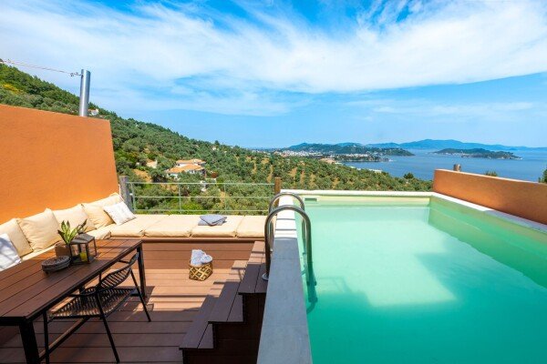 Villa 8 guests, with sea view