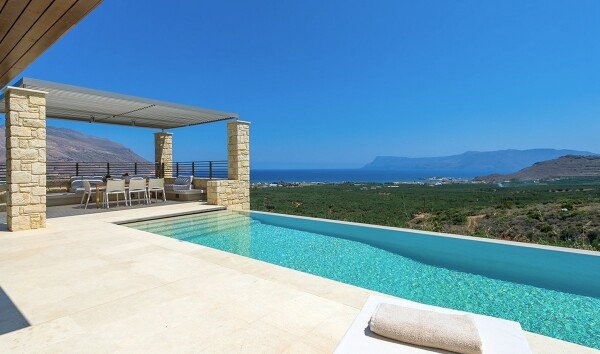 Villa 2 camere, con vista mare