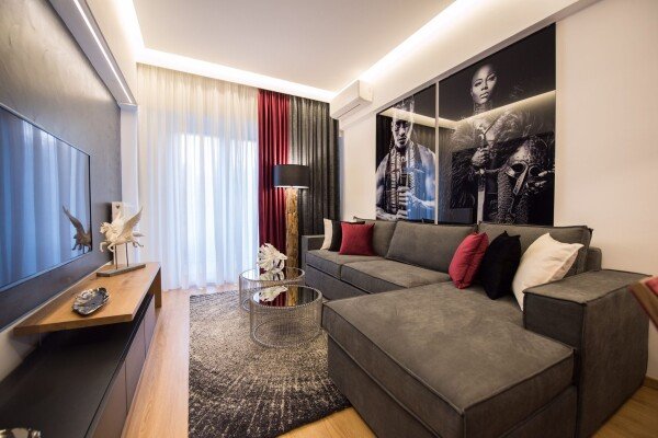 Appartement moderne, 3 chambres, avec climatisation