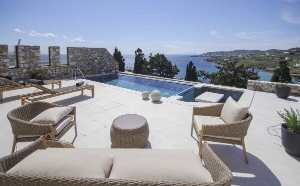 Villa moderne, 3 chambres, avec vue sur mer