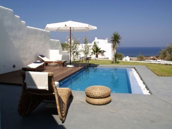 Villa 1 camera, con vista mare