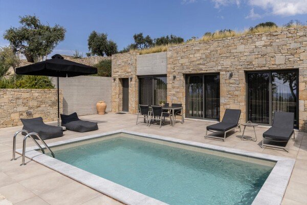 Villa 2 bedrooms, with sea view