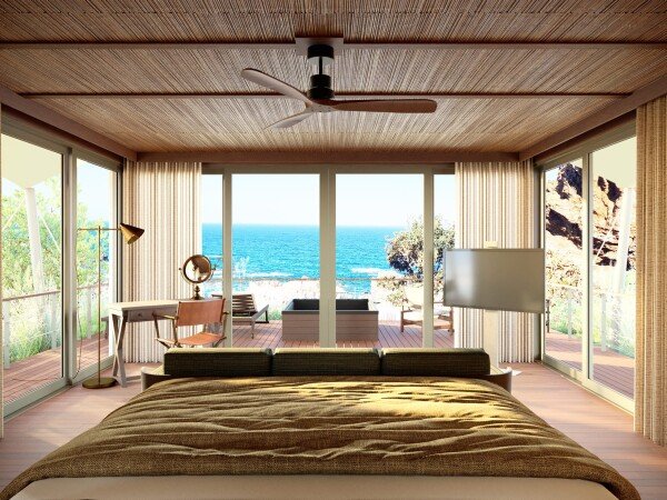 Villa moderne, 1 chambre, avec vue sur mer