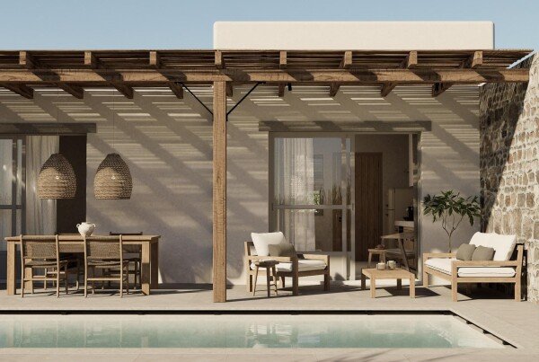 Villa 1 slaapkamer, met zwembad