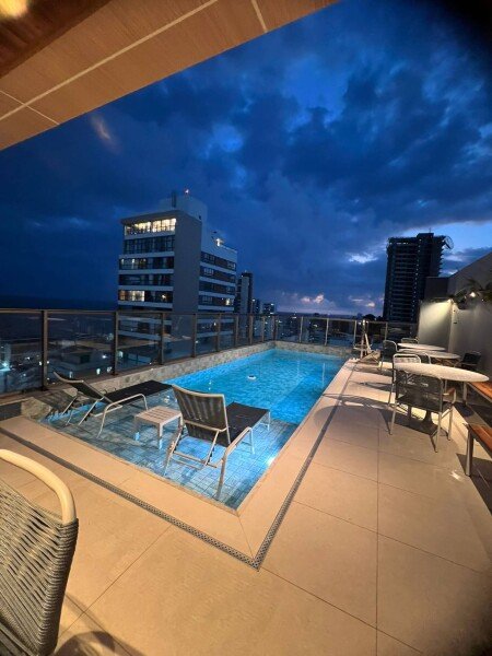 Apartamento 1 quarto, com vista ao mar