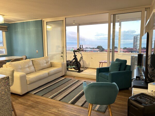 Apartamento 3 habitaciones, con vista al mar